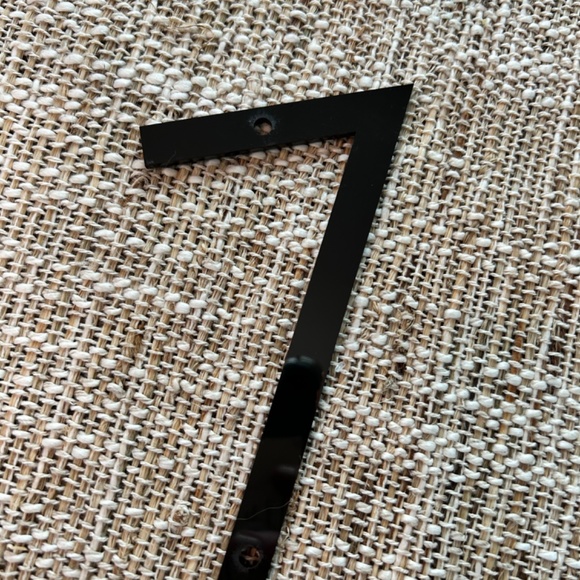 🏡NWT-OLD TURTLEDOVE BRAND, 5” HOUSE NUMBERS - EXTERIOR - COLOR: BLACK MIRROR🏡 - Picture 4 of 16